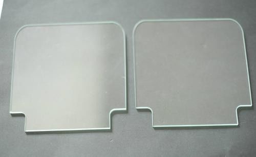 Irregular Silkscreen CNC Physically Tempered Flat Edge Glass