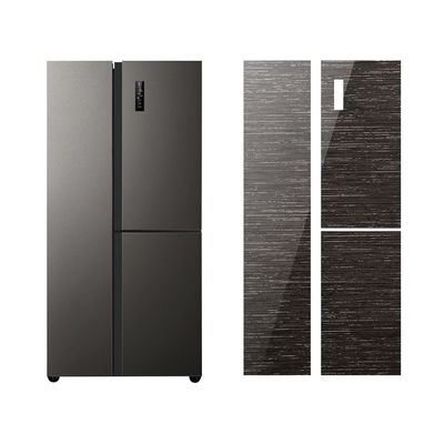 UV Micro Imprinting Black Rain Grain Pattern Refrigerator Door Panel